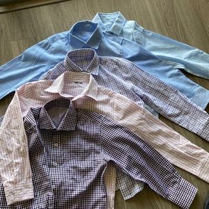 Boys button down dress shirt pack of 5